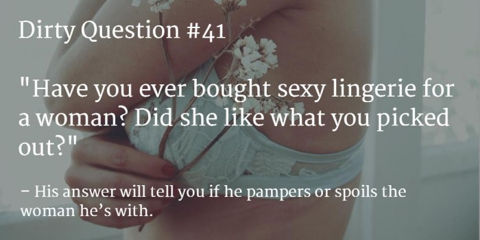 Dirty Sex Question 72