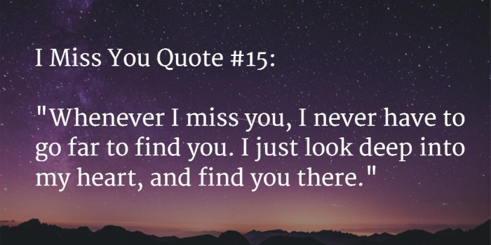 Deep i miss you quotes