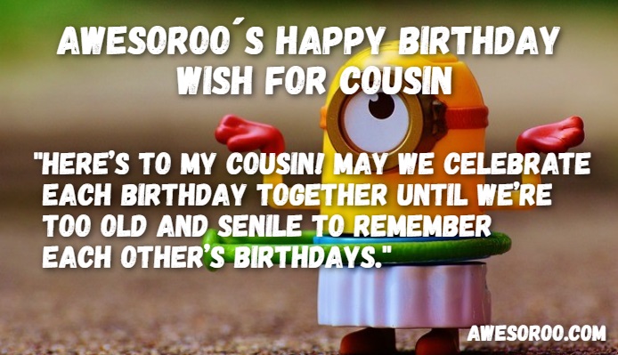 cousin birthday quotes funny