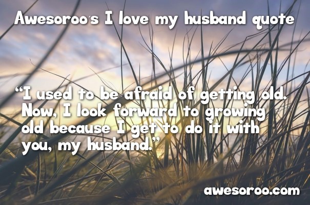 love expressed to a husband